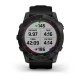 Смарт-годинник Garmin fenix 7X Sapphire Solar чорний титановий DLC з чорним ремінцем