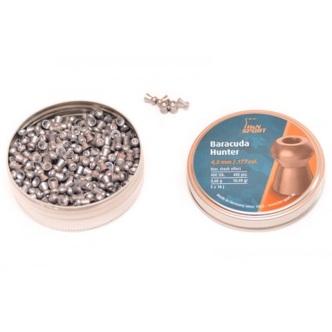 Кулі пневматичні H&N Baracuda Hunter 0,68 гр. 400 шт. кал. 4,5 мм