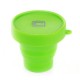 Чашка складана з кришкою зелена СИЛА (150 мл)