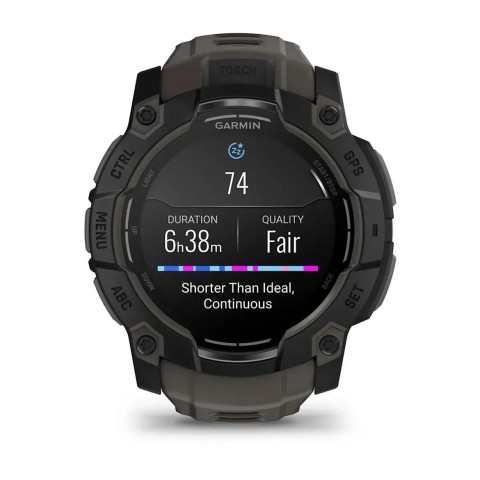 Смарт-годинник Garmin Instinct 3 (50 мм) AMOLED чорний/вугільний