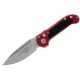 Нож Microtech L.U.D.T. S/E Gen III,  stonewash клинок, красная рукоять