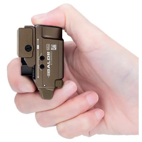 Ліхтар з ЛЦВ Olight Baldr Mini Green Laser Desert Tan