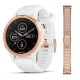 Смарт-часы Garmin fenix 5S Plus Sapphire с металлическим розово-золотистым браслетом