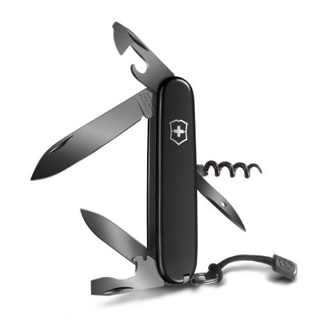 Нож Victorinox Swiss Army Spartan PS черный