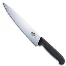 Нож кухонный разделочный Victorinox Fibrox 25 см, черный