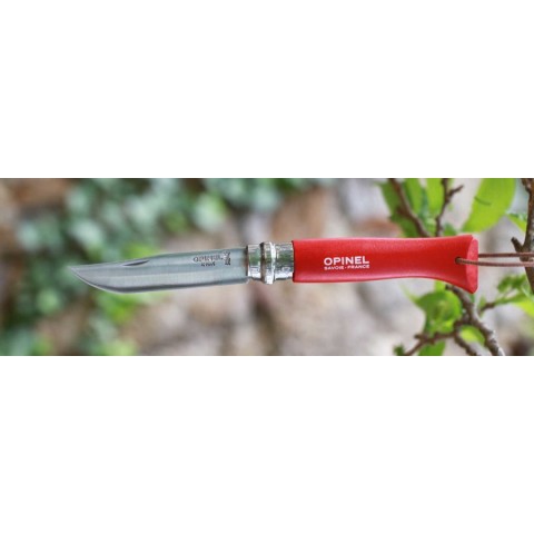 Ніж Opinel №8 Trekking червоний (001705)