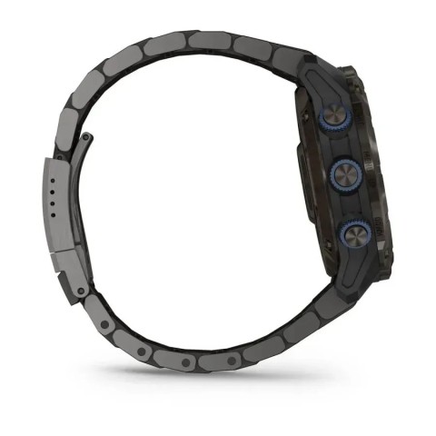 Смарт-годинник Garmin Descent Mk3i (51 мм) карбоново-сірий DLC титановий з DLC титановим ремінцем і Descent T2 Transceiver