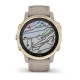 Смарт-годинник Garmin fenix 6S Pro Solar Edition світло-золотистий з пісочним ремінцем