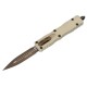 Ніж Microtech Dirac D/E OTF, Burnt Bronze Standard Champagne