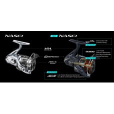 Котушка Shimano Nasci FD 4000 5+1BB 4.7:1