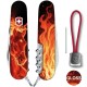 Складаний ніж Victorinox SPARTAN ZODIAC Червоний вогняний кінь 1.3603.Z5200pk