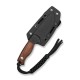 Ніж фіксований тактичний Civivi Timberbark, (8.1 см) 14C28N / Guibourtia Wood