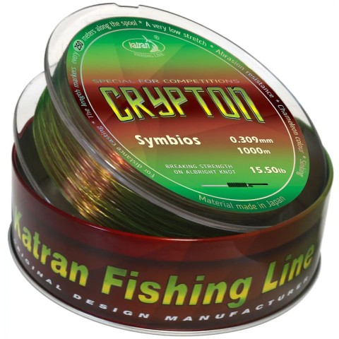 Леска Katran Crypton Symbios 1000m (camo-neon) 0.309mm 15.5lb/7.03kg