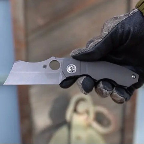 Нож Spyderco Stovepipe CPM 20CV Titanium