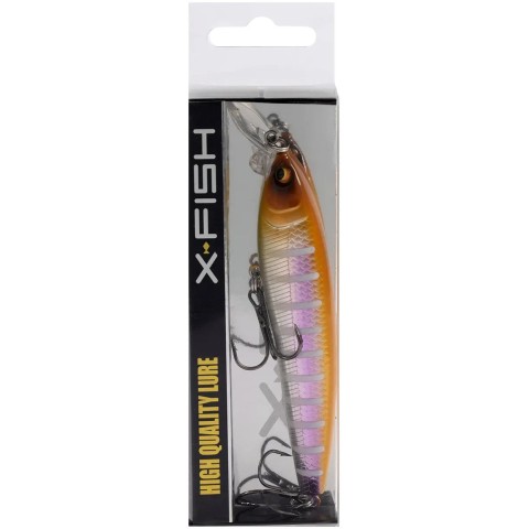 Воблер X-Fish Slim 100F 100mm 16.5g #118 (0.8-1.2m)