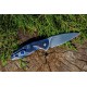 Ніж складаний туристичний Ruike Fang P105-Q, (9.2 см) 14C28N / G10 синій