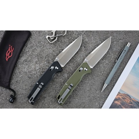 Ніж складаний туристичний  Firebird FB7601 (8.7 см) 440С / G10 чорний