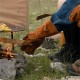 Рукавички вогнестійкі шкіряні Naturehike NH20FS042,  розмір L, коричневі