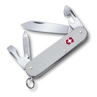 Ніж Victorinox Cadet 84мм,9функ,ріфл.срібл