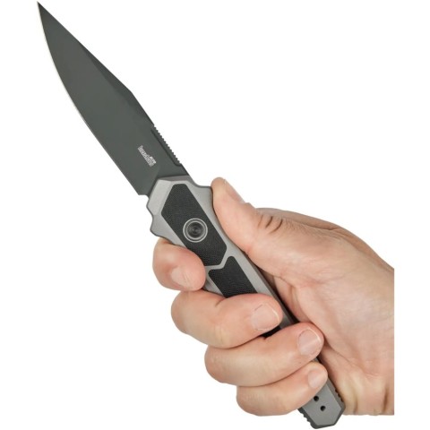Ніж Kershaw Launch 17, gray aluminum/black