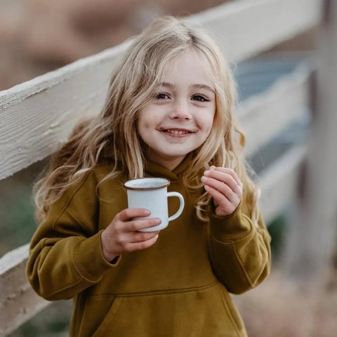 Набор Barebones Espresso Cup/Enamel/Set 2 шт egg shell
