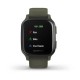 Смарт-годинник Garmin Venu Sq Music Edition темно-зелений із сірим безелем