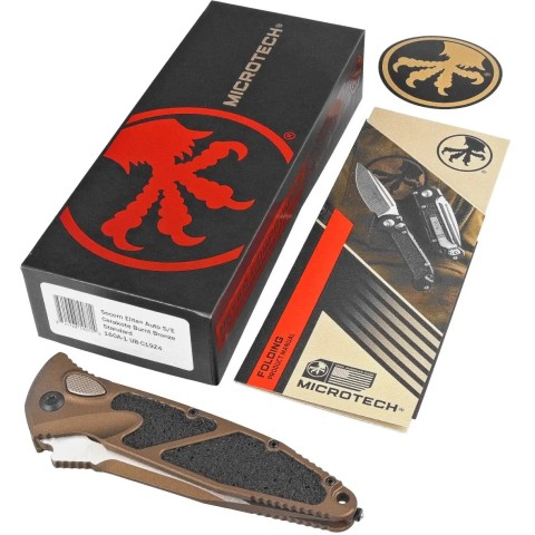 Нож Microtech Socom Elite Auto Drop Point Cerakote Burnt Bronze