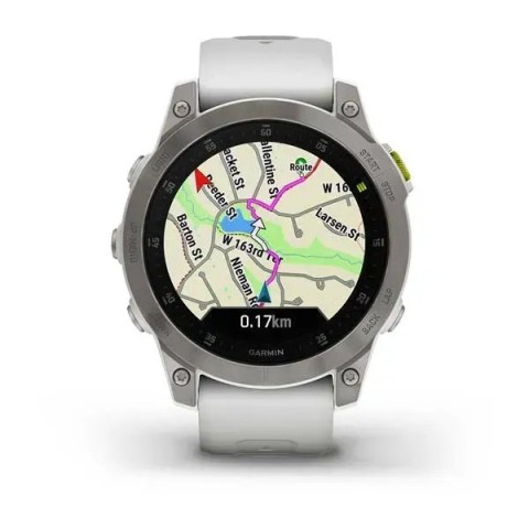 Смарт-годинник Garmin epix Gen 2 Sapphire білий титановий