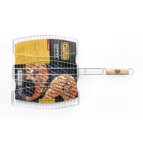 Решітка-гриль для риби потрійна СИЛА (66x40x36см)