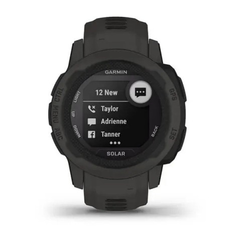 Смарт-годинник Garmin Instinct 2S Solar графітовий