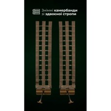 Скелетні камербанди для плитоноски “М4” XS-XL (2 шт | Пряжка АММ | Койот) ТМ Балістика