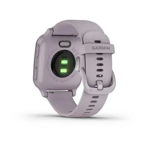 Смарт-часы Garmin Venu Sq фиолетовые с безелем металлик