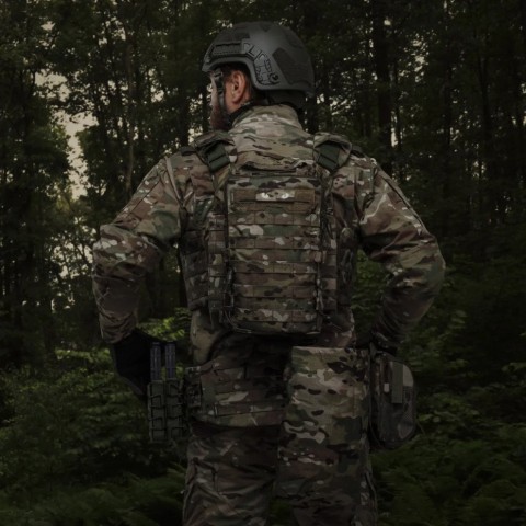Сумка скидання магазинів.Ukrarmor Кріплення Molle. Cordura 500D Мультикам