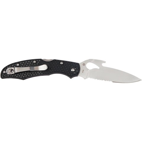 Нож Spyderco Byrd Cara Cara 2 Emerson, 8Cr13MoV, FRN, полусеррейтор ц:black