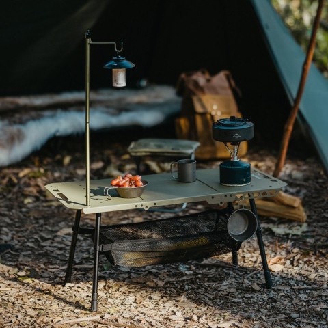 Складаний стіл Naturehike CNK2450JJ025, 80х40 см, алюміній, оливковий
