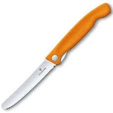 Кухонний ніж Victorinox SwissClassic Foldable Paring лезо 11см хвил. з помар. ручкою (блістер)