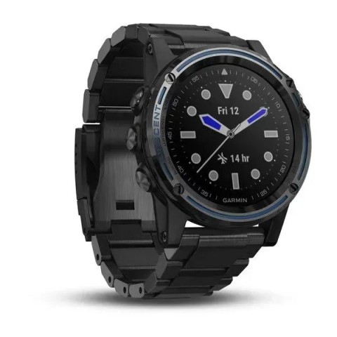 Смарт-часы Garmin Descent Mk1 карбоново-серые с титановым DLC ремешком