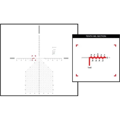 Приціл Primary Arms PLx 6-30×56, F1, ACSS Athena BPR Mil, 0.1 Mil, (Illuminated) black