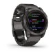 Смарт-годинник Garmin fenix 7X Sapphire Solar карбоново-сірий титановий DLC з титановим вентильованим браслетом