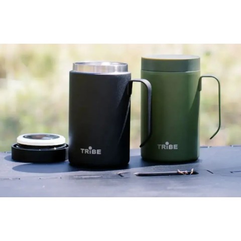 Термокружка Tribe T-FA-0032-black Adventure 450 мл black