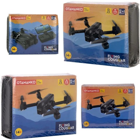 Квадрокоптер OTAMANKO Flying Couguar Black с дополнительным аккумулятором