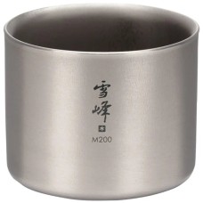 Кружка Snow Peak TW-128 Ti-Double M200 Stacking Mug 200ml
