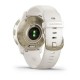 Смарт-годинник Garmin Venu 2 Plus айворі з кремово-золотистим безелем і силіконовим ремінцем