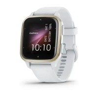 Смарт-часы Garmin Venu Sq 2 белые с кремово-золотистым безелем
