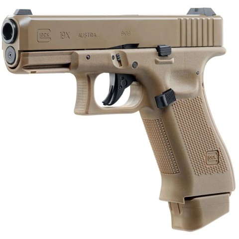 Пистолет страйкбольный Umarex Glock 19X Blowback СО2 кал. 6 мм ВВ