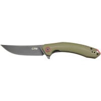 Нож CJRB Gobi Black Blade, AR-RPM9 Steel, ц:green