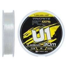 Флюорокарбон Favorite U1 FC 30m #6.0/0.405mm 23.5lb/10.67kg