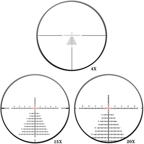Discovery Optics ED-PRS 4-20X52SFIR 34mm, з підсвічуванням