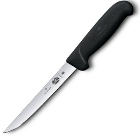 Кухонний ніж Victorinox Fibrox Boning лезо 15см вузьке з чорн. ручкою
