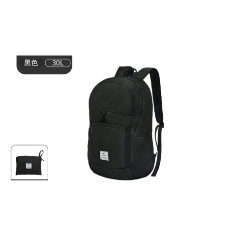 Рюкзак компактний надлегкий Naturehike NH17A017-B Yunyan, 30 л, чорний